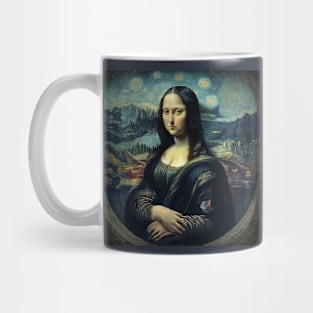 Monalisa and Van Gogh Mug